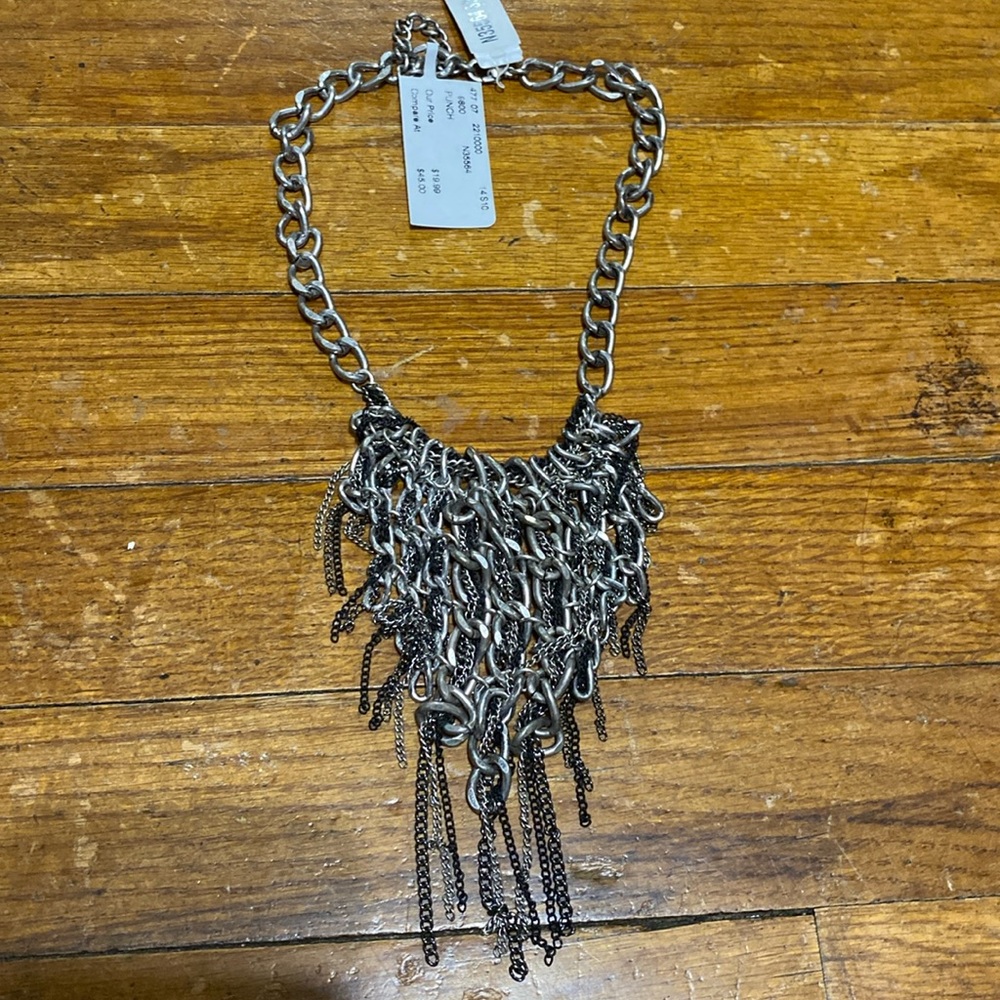Chain statement necklace